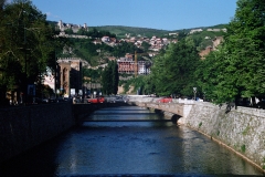 Latin Bridge - Miljacka River - Sarajevo, Bosnia (2002)